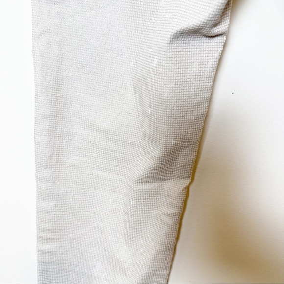 Bevy Flog Shely Metallic Champagne Snake Reptile Print Drawstring Pants 29 - Picture 11 of 13